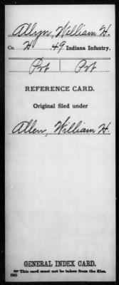 William H > Allyn, William H (Pvt)