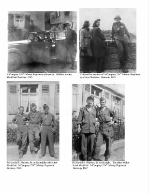 Pictorial History of the 63rd Infantry Division > Section III-B, 63rd Infantry Division on Occupation Duty