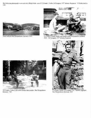 Pictorial History of the 63rd Infantry Division > Section III-B, 63rd Infantry Division on Occupation Duty