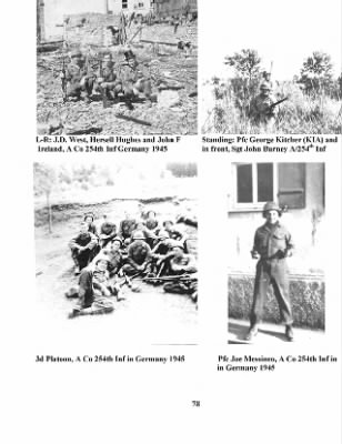 Thumbnail for Pictorial History of the 63rd Infantry Division > Section II-A, 63rd Infantry Division in Combat