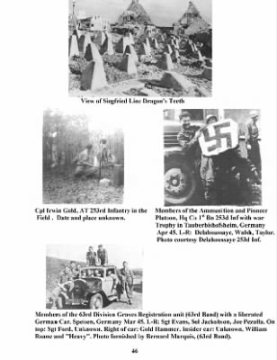 Thumbnail for Pictorial History of the 63rd Infantry Division > Section II, 63rd Infantry Division in Combat