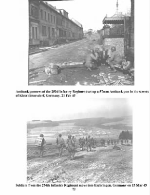 Thumbnail for Pictorial History of the 63rd Infantry Division > Section II, 63rd Infantry Division in Combat