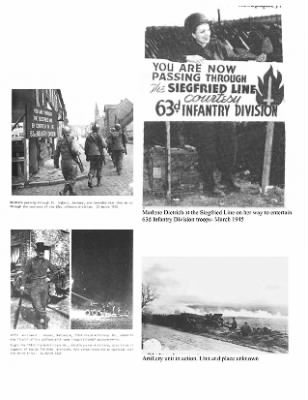 Thumbnail for History of the 63rd Infantry Division Artillery > 63rd Infantry Division Artillery Combat Photos