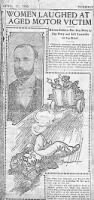 Newspaper article about Charles Henry Herman as victim of hit-and-run accident