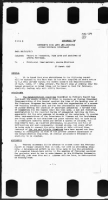 Thumbnail for Selected Pages of Allied Military Government (AMG) Reports > AMG 134