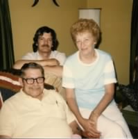 Lois A. Moore with husband E. Douglas Moore and son Donald James Moore
