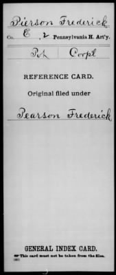 Frederick > Pierson, Frederick (Pvt)