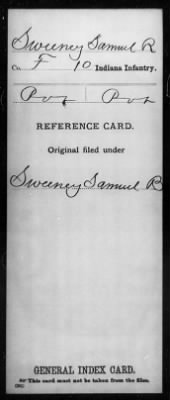 Samuel R > Sweeney, Samuel R (Pvt)