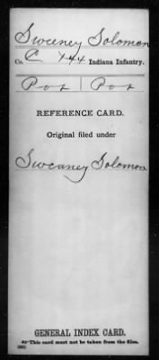 Solomon > Sweeney, Solomon (Pvt)