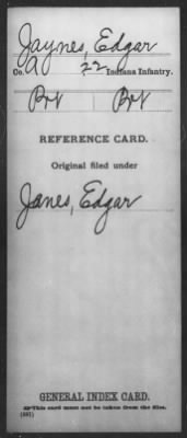 Edgar > Jaynes, Edgar (Pvt)