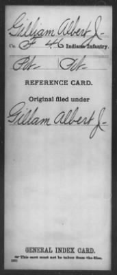 Albert J > Gilliam, Albert J (Pvt)