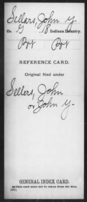 John Y > Sellars, John Y (Pvt)