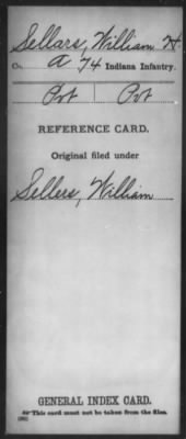 William H > Sellars, William H (Pvt)