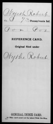 Robert > Wyeth, Robert (Pvt)
