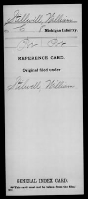 William > Stillwill, William (Pvt)