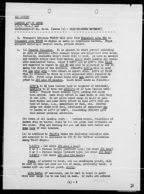 Thumbnail for COMTASK-UNIT 79.4.3 > Rep of landing ops In the amphibious assault on Lingayen Gulf, Luzon Is, Philippines on 1/9/45