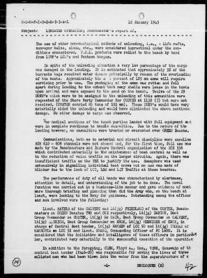 Thumbnail for COMTASK-UNIT 79.4.3 > Rep of landing ops In the amphibious assault on Lingayen Gulf, Luzon Is, Philippines on 1/9/45