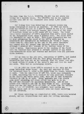 Thumbnail for COMTASK-UNIT 79.4.3 > Rep of landing ops In the amphibious assault on Lingayen Gulf, Luzon Is, Philippines on 1/9/45