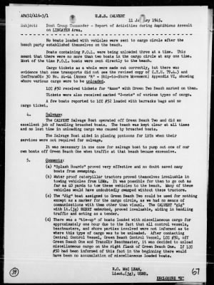 Thumbnail for COMTASK-UNIT 79.4.3 > Rep of landing ops In the amphibious assault on Lingayen Gulf, Luzon Is, Philippines on 1/9/45