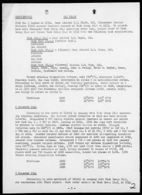 USS LEXINGTON > War Diary, 12/1-31/44