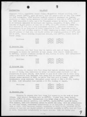 USS LEXINGTON > War Diary, 12/1-31/44