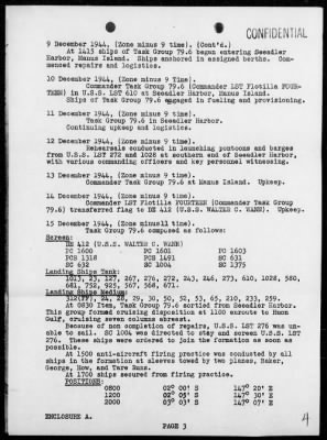 COM LST FLOT 14 > War Diary, 12/1-31/44