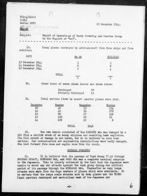 COMTASK-GROUP 77.12 > Rep of Ops of heavy covering and carrier group in support of the invasion of Mindoro Island, Philippines, 12/13-17/44