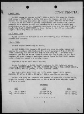 COMDESRON 22 > War Diary, 3/1-31/45