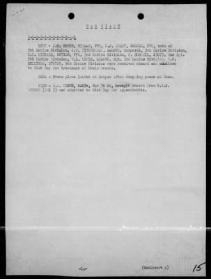 USS HAMLIN > War Diary, 2/1-28/45