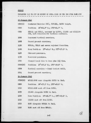 COMTASKFOR 52 > Rep of pre-invasion assault ops against Iwo Jima, Bonin Is 2/16-19/45