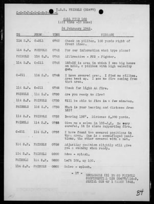 Thumbnail for USS PRINGLE > Rep of ops in support of the invasion & occupation of Iwo Jima, Bonin Is, 2/17/45 - 3/1/45, including AA act on 2/23/45