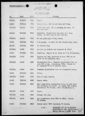 Thumbnail for USS PRINGLE > Rep of ops in support of the invasion & occupation of Iwo Jima, Bonin Is, 2/17/45 - 3/1/45, including AA act on 2/23/45