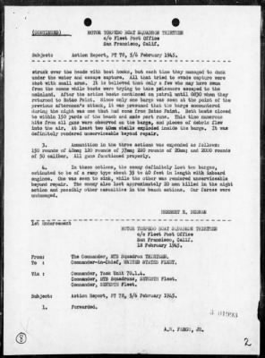 PT-78 & PT-82 > Rep of act off North coast of Mindoro Is, Philippines, night of 2/5-6/45