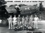 Robert Dibble with his CREW and B-17