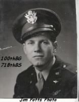 Jim Potts Friend, ____, 100th Bomb Group /England, B-17's