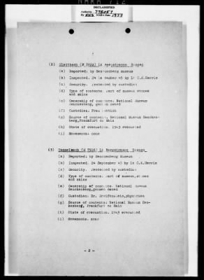 Activity Reports > Monthly Report On Monuments Fine Arts And Archives Western Military District-Seventh United States Army September (Greater Hesse) 1945