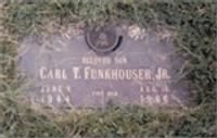 Grave marker for Carl T. Funkhouser, Jr