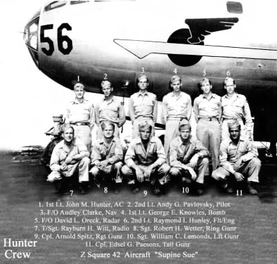 883rd Air Crews > Hunter Crew
