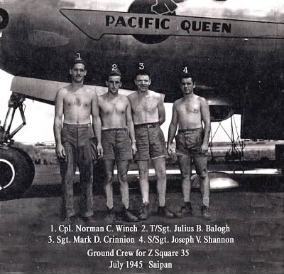 Thumbnail for 882nd Ground Crews > Z Square 35 - Pacific Queen