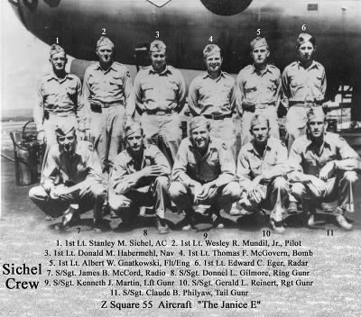 883rd Air Crews > Sichel Crew