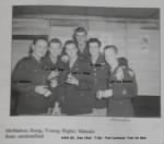 321stBG, 445th BS, Officers, Capt Joe on the far right /MTO