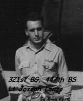 321st Bomb Group, 447th Bomb Squad, Lt Joseph Lanza, B-25's MTO