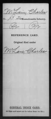 Thumbnail for Charles > McLain, Charles (Pvt)