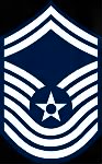 THis is the Chevron that CMSGT Shank would have worn (now obsolete)