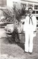 June 18, 1944 - Bill at Boulevard on Palafox St., Pensacola, Florida
