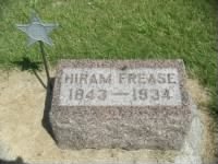 Hiram's headstone