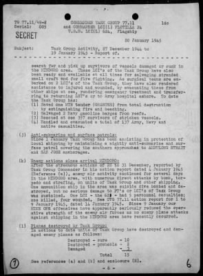 COMTASK-GROUP 77.11 > Summary of ops, 12/27/44 - 1/19/45