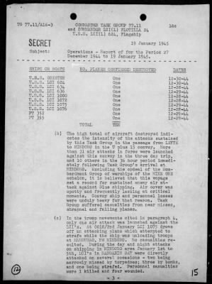 COMTASK-GROUP 77.11 > Summary of ops, 12/27/44 - 1/19/45