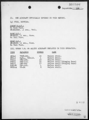 Thumbnail for VMSB-231 > ACA reps nos 138-139 - Dive bombing targets on Mille Is, Marshalls 8/23/44