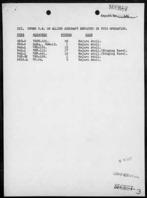 Thumbnail for VMSB-231 > ACA reps nos 141-142 - Dive bombing targets on Mille Is, Marshalls 8/26/44